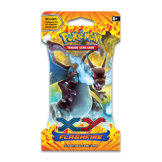 Pokemon TCG: Sleeved XY Flashfire Booster Pack - Ninetales Trading Co