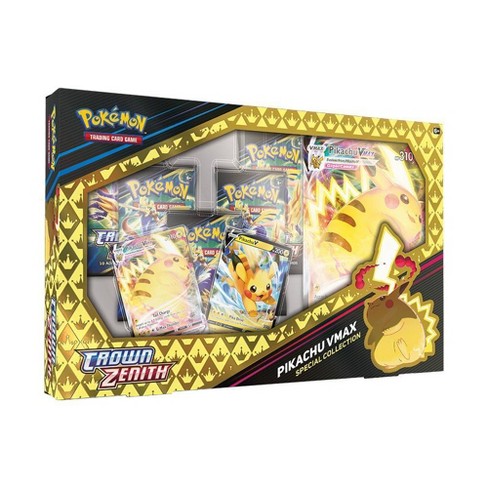 Pokemon TCG: Pikachu VMAX Crown Zenith Collection Box - Ninetales Trading Co