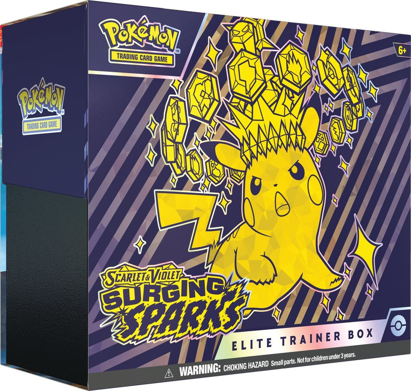 PRE-ORDER: Pokemon TCG: Scarlet and Violet Surging Sparks Elite Trainer - Ninetales Trading Co