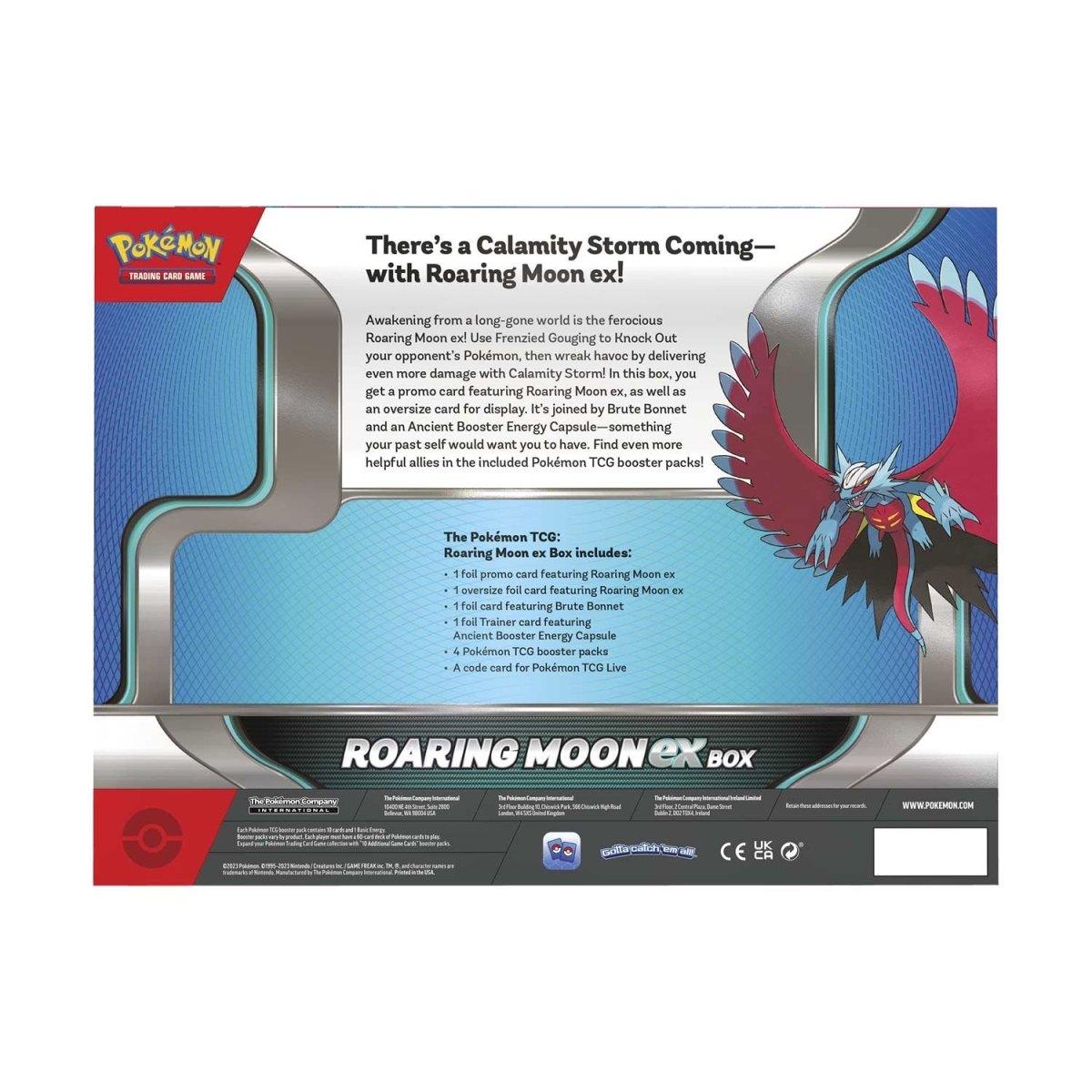 Pokemon TCG: Roaring Moon ex Box - Ninetales Trading Co