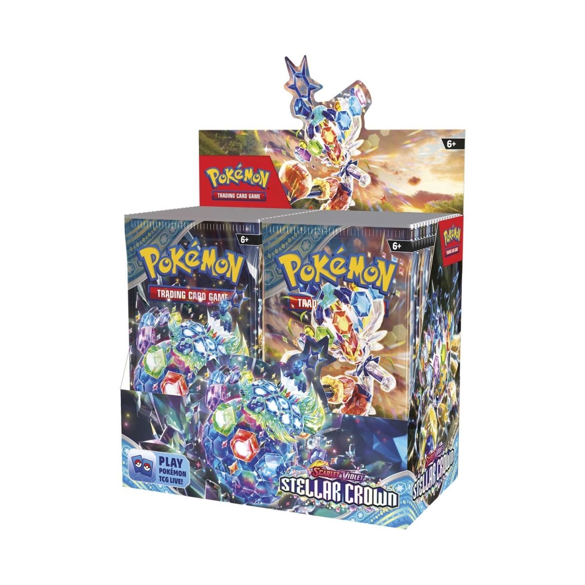 Pokemon TCG: Scarlet & Violet-Stellar Crown Booster Display Box (36 Packs) - Ninetales Trading Co