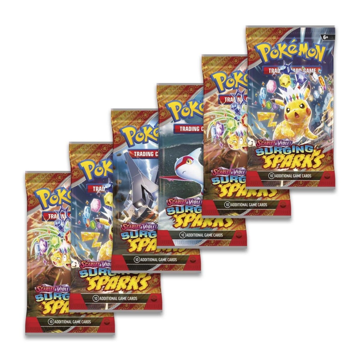 PRE-ORDER: Pokemon TCG: Scarlet & Violet-Surging Sparks Booster Bundle (6 Packs) - Ninetales Trading Co