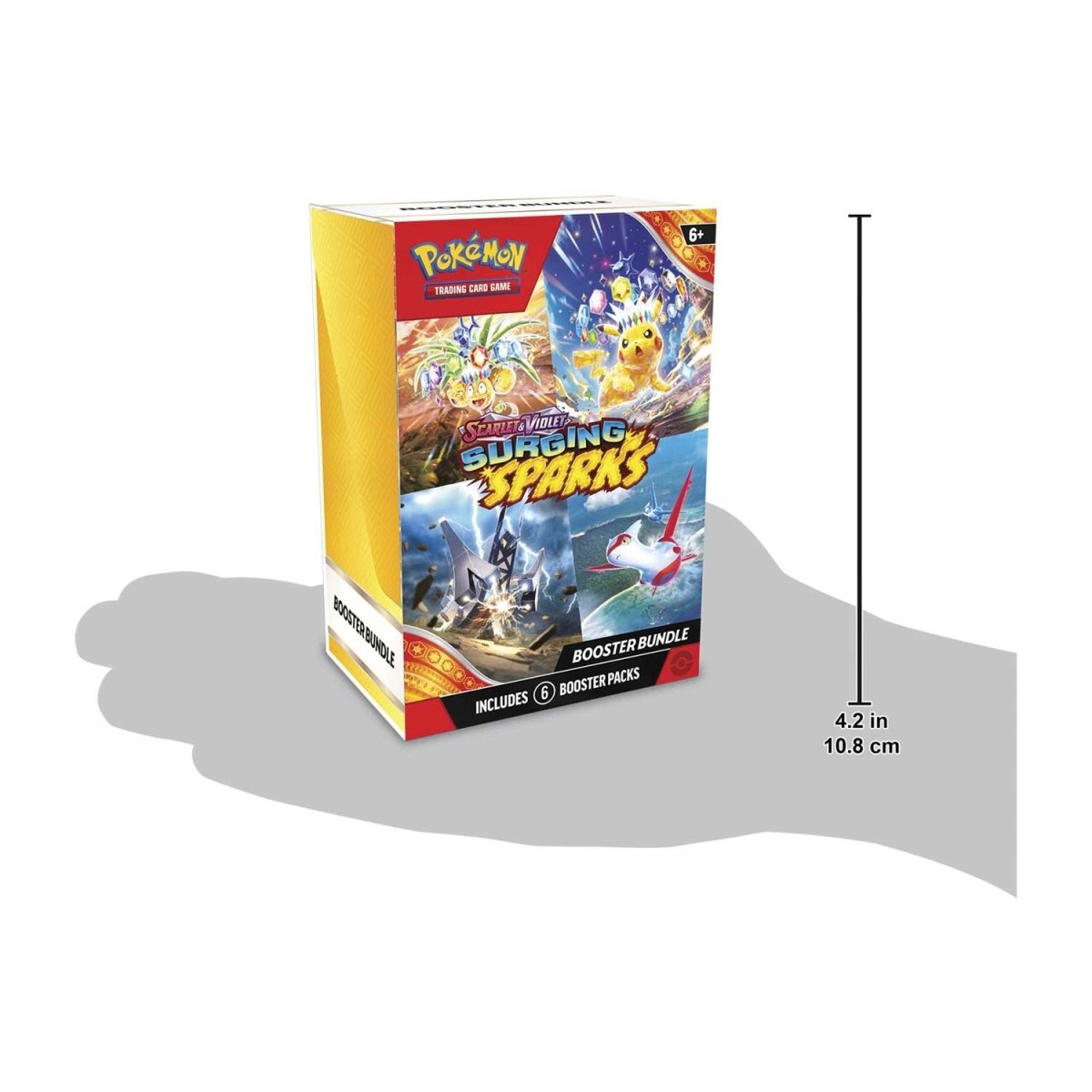 PRE-ORDER: Pokemon TCG: Scarlet & Violet-Surging Sparks Booster Bundle (6 Packs) - Ninetales Trading Co