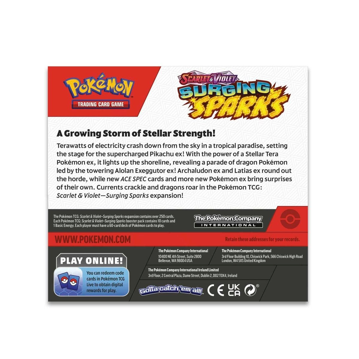 PRE-ORDER: Pokemon TCG: Scarlet & Violet-Surging Sparks Booster Display Box - Ninetales Trading Co