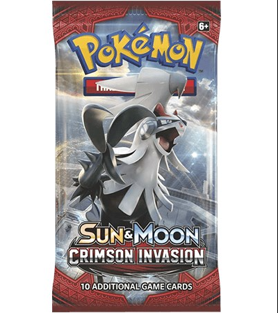 Pokemon TCG: Sun & Moon Crimson Invasion Booster Pack - Ninetales Trading Co