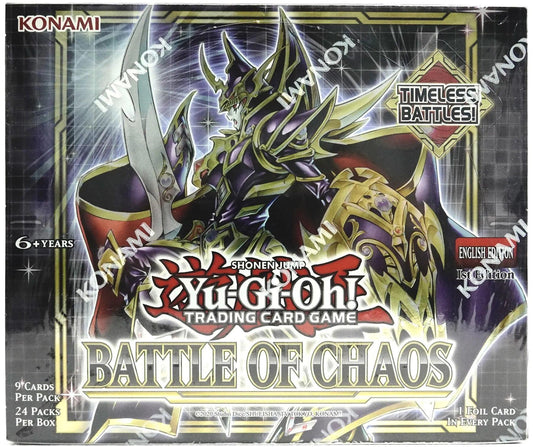 Yu-Gi-Oh Battle of Chaos Booster Box - Ninetales Trading Co