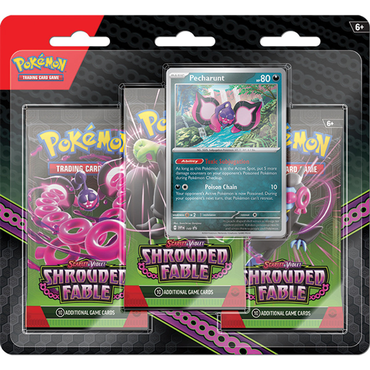 Pokemon TCG: Scarlet & Violet Shrouded Fable 3-Pack Booster Blister - Ninetales Trading Co